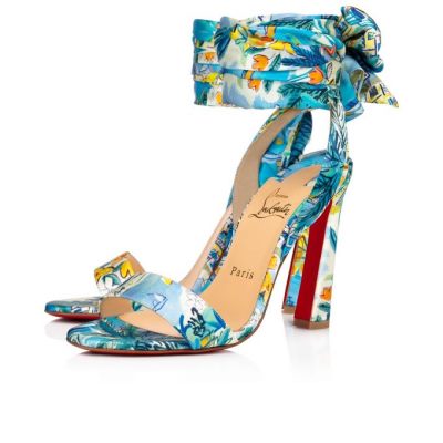 Sandalias Crosse Du Desert Christian Louboutin Mujer - Multicolor - 1205060BK01
